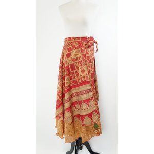 Magic Wrap Reversible Skirt/Dress, Maxi Length